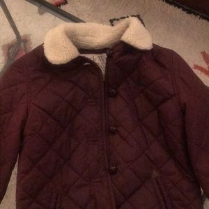 Women’s Quilted Jacket w/ Shearling Collar